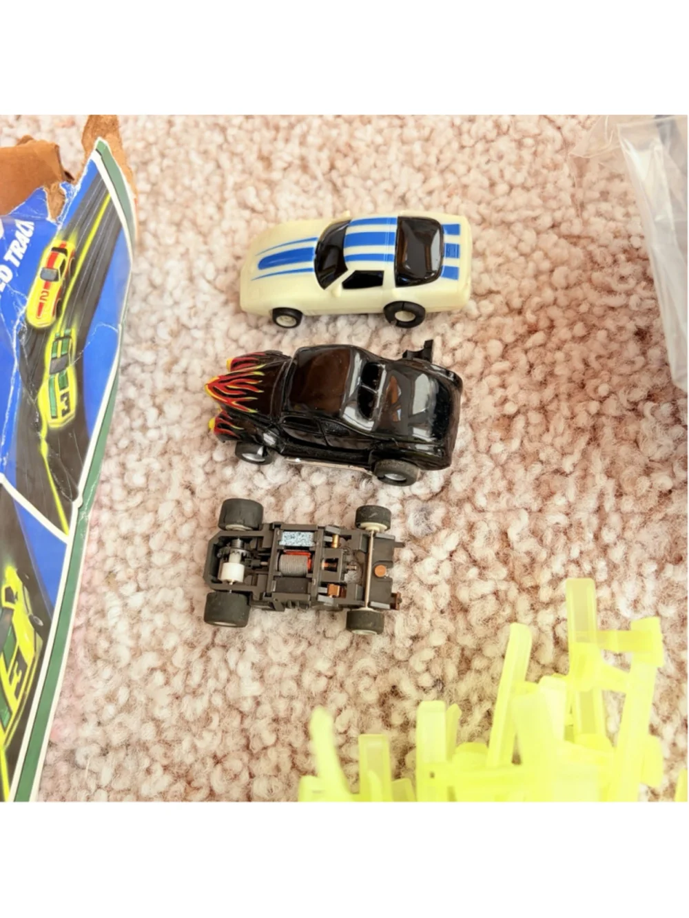 TYCO Magnum 440-X2 CHAMPIONSHIP Nite-Glow HO Slot Car Set Untested Boxed